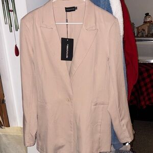NWOT New Look Beige Blazer
